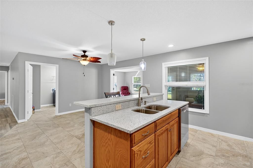 Interior, Kitchen, Pendant Lights, Recessed Lighting
