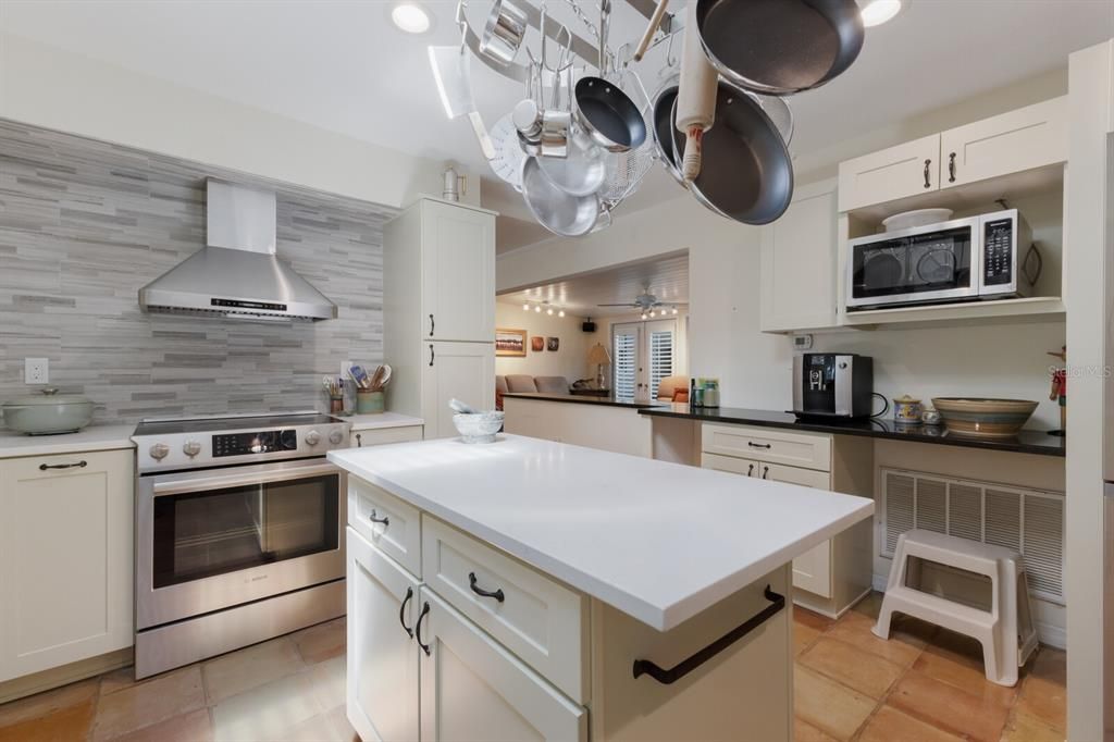 Interior, Kitchen, Recessed Lighting, Stainless Steel Appliances