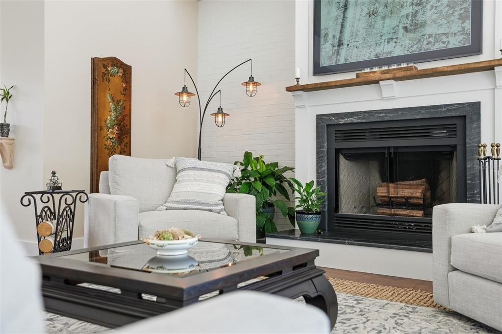 Fireplace, Interior, Living room