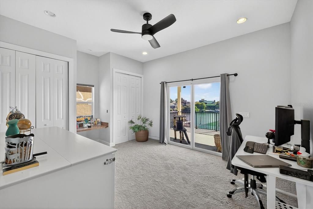 Home Office, Interior, Recessed Lighting