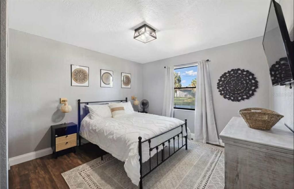 Bedroom, Interior, Wood Texture Flooring