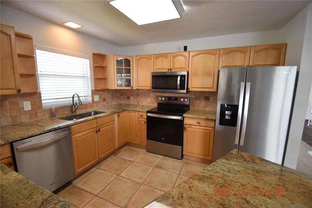 Interior, Kitchen, Recessed Lighting, Stainless Steel Appliances