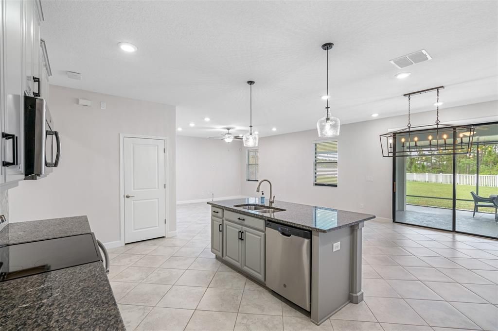 Interior, Kitchen, Pendant Lights, Recessed Lighting