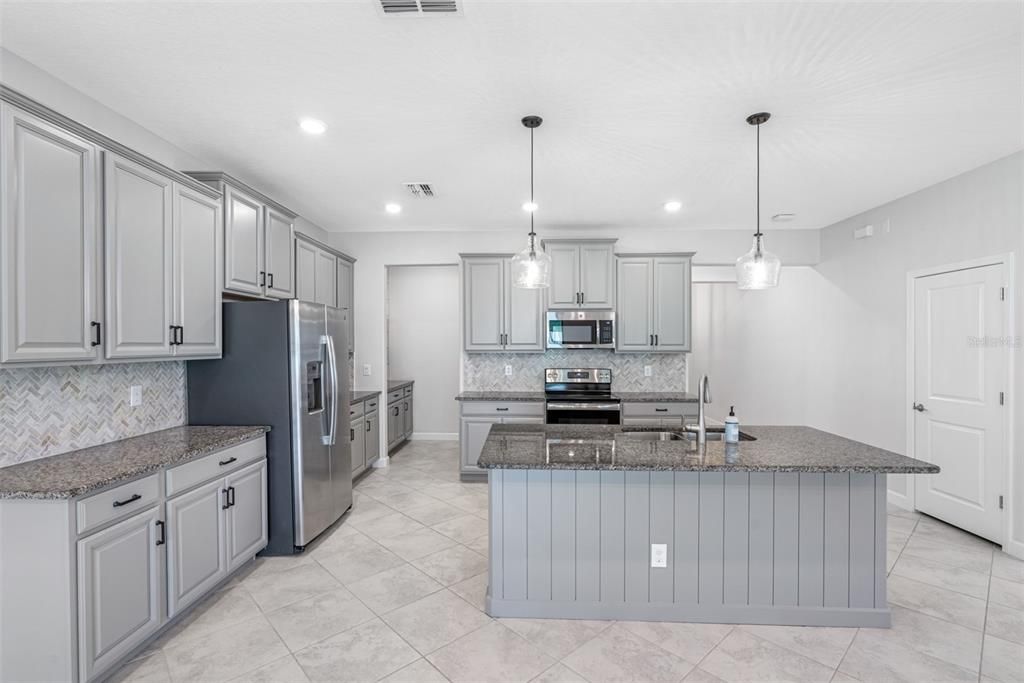 Interior, Kitchen, Pendant Lights, Recessed Lighting