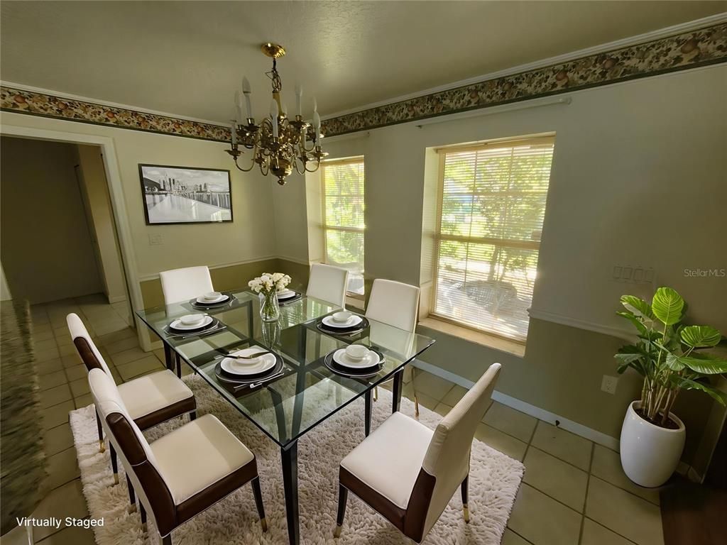 Chandelier, Dining room, Interior