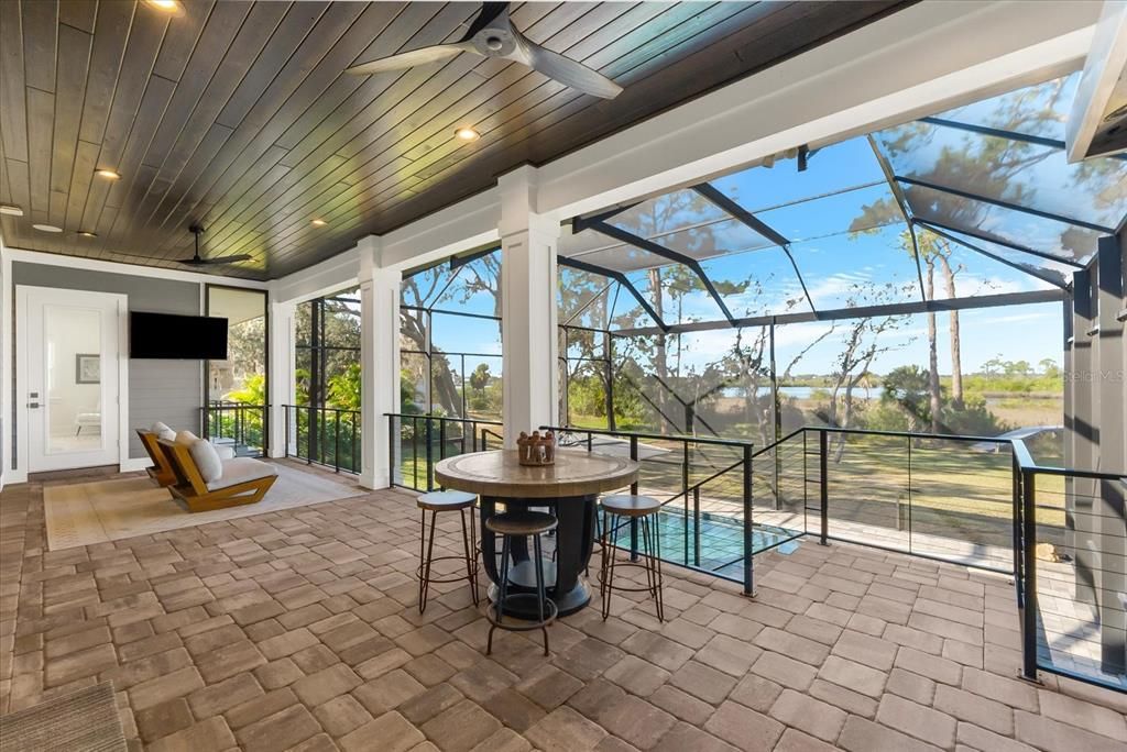 Glass Ceilings, Interior, Recessed Lighting, Sun Room