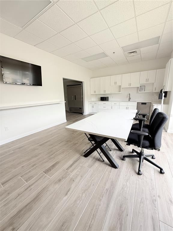Home Office, Interior, Wood Texture Flooring