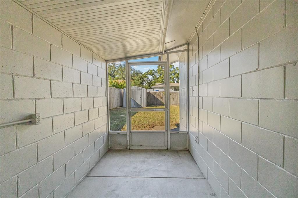 Interior, Stone Walls, Sun Room