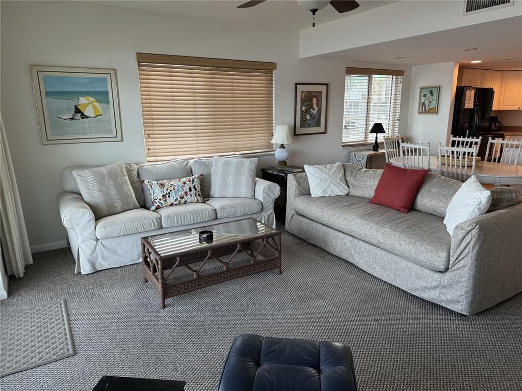 Dining room, Interior, Kitchen, Living room, Recessed Lighting