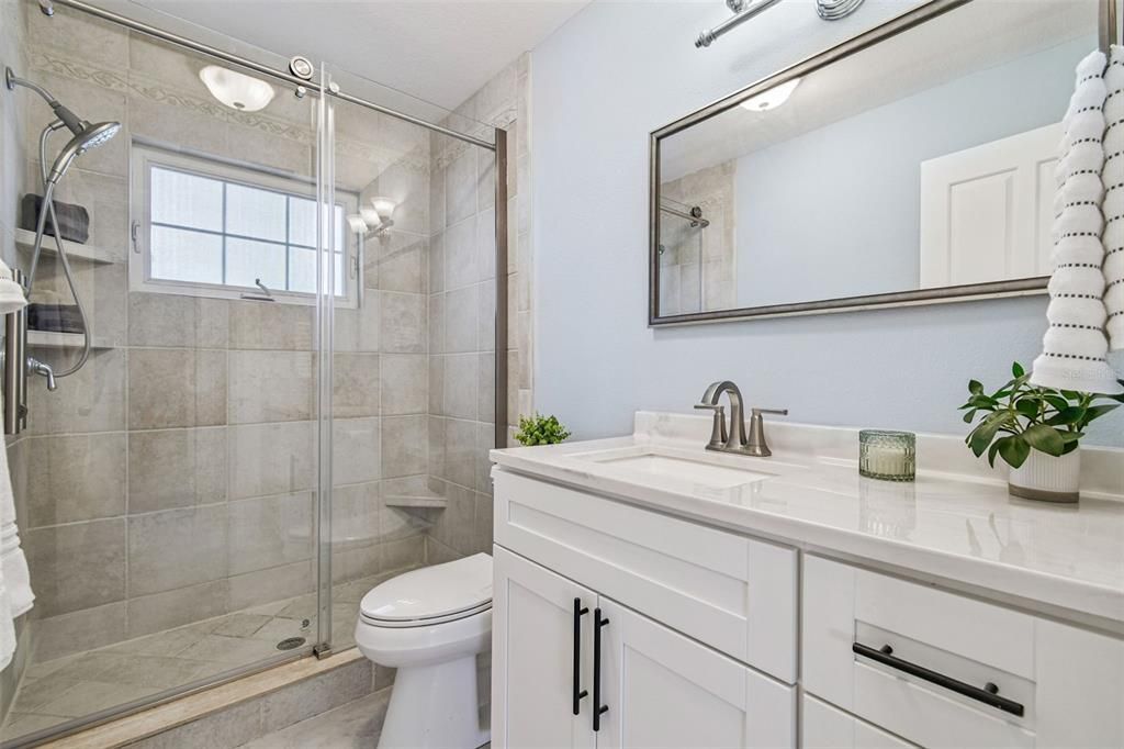 Bathroom, Glass Shower, Interior