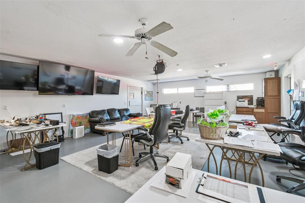 Home Office, Interior, Recessed Lighting