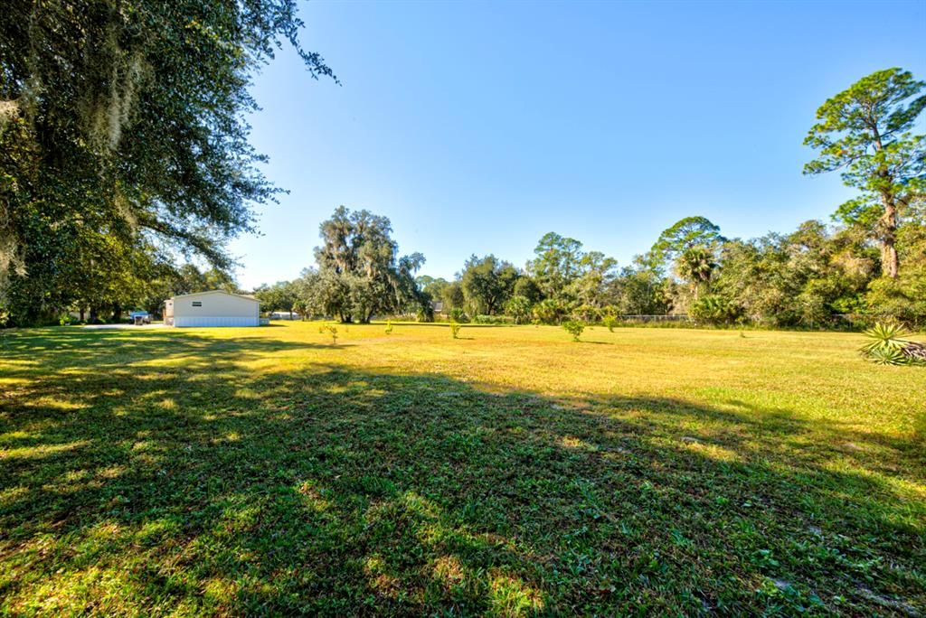 Backyard, Detached Garage, Exterior