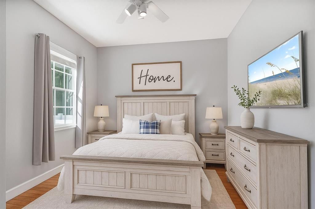 Bedroom, Interior, Wood Texture Flooring