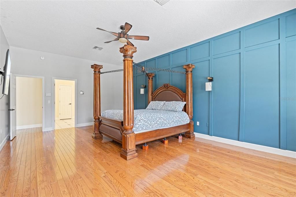 Bedroom, Interior, Wood Texture Flooring