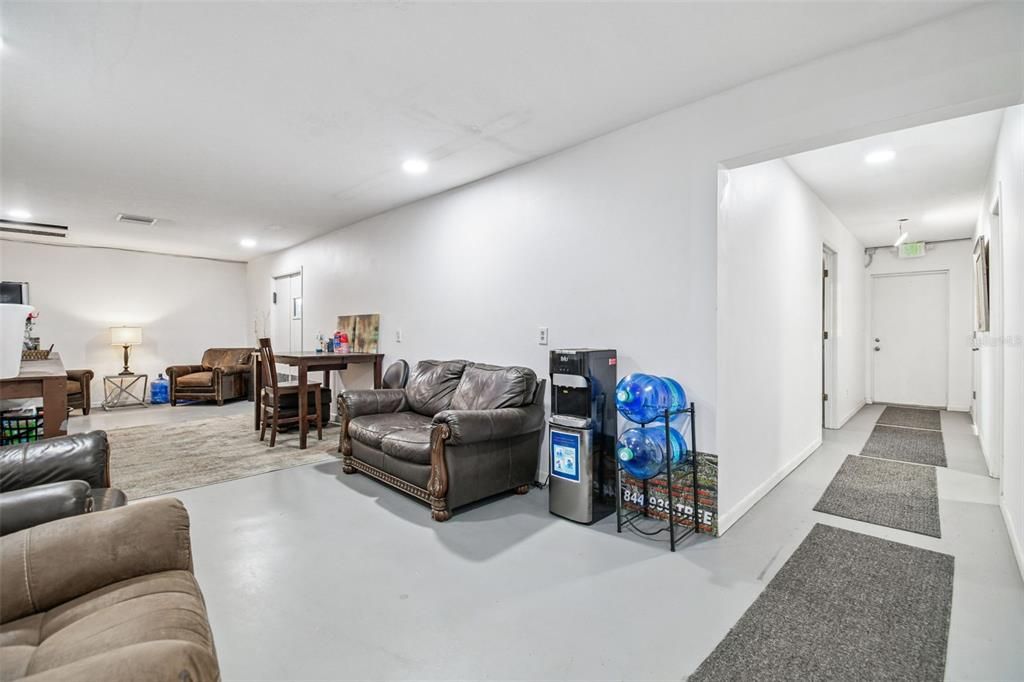 Interior, Living room, Recessed Lighting