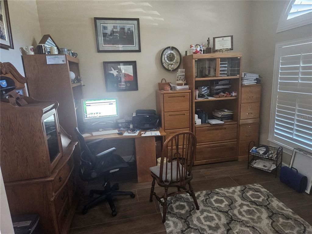Home Office, Interior, Wood Texture Flooring