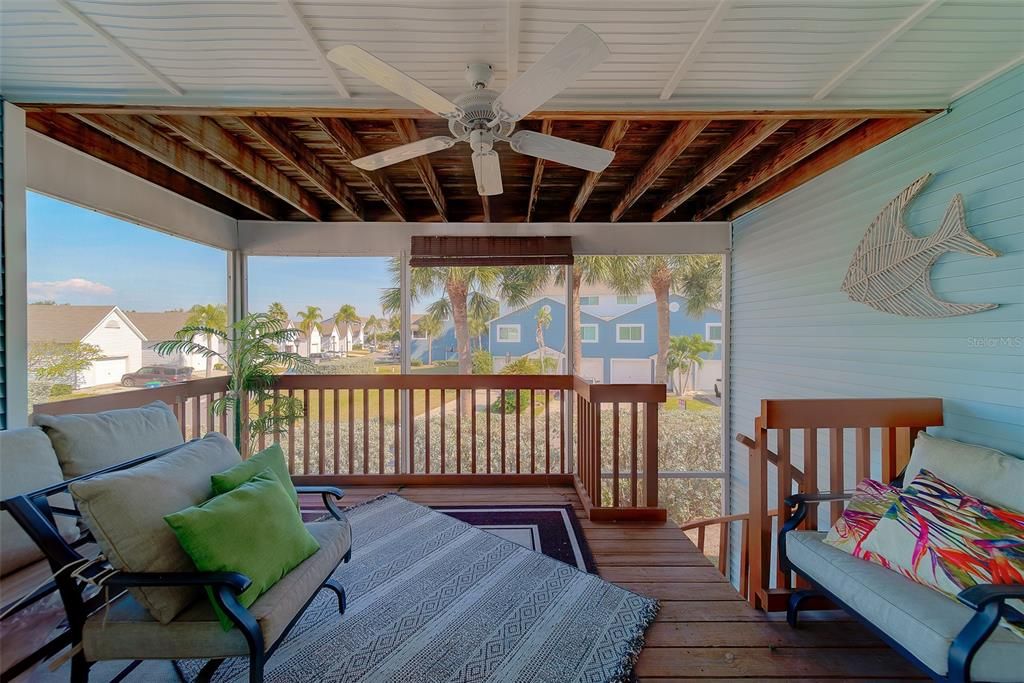 Bedroom, Interior, Sun Room, Wooden Ceilings, Wood Texture Flooring
