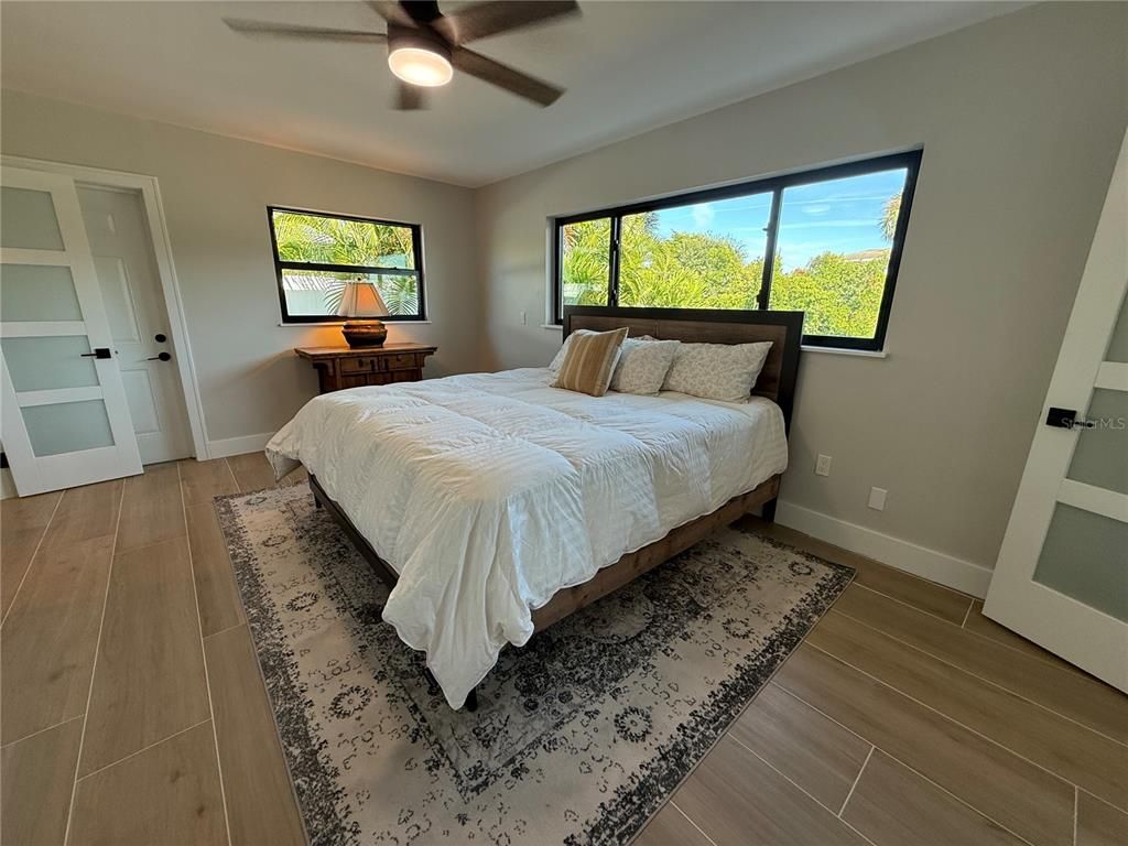 Bedroom, Interior, Wood Texture Flooring