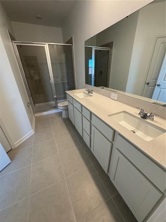 Bathroom, Dual Sink Vanities, Glass Shower, Interior