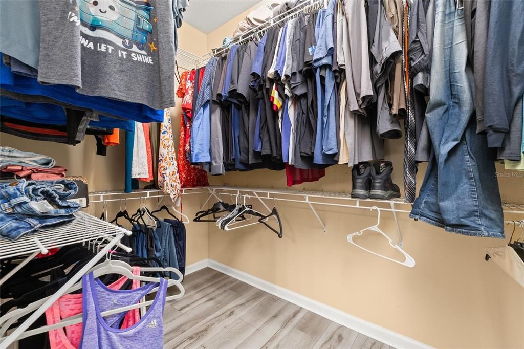 Interior, Walk-in Closets, Wood Texture Flooring