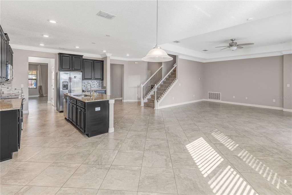 Interior, Kitchen, Pendant Lights, Recessed Lighting