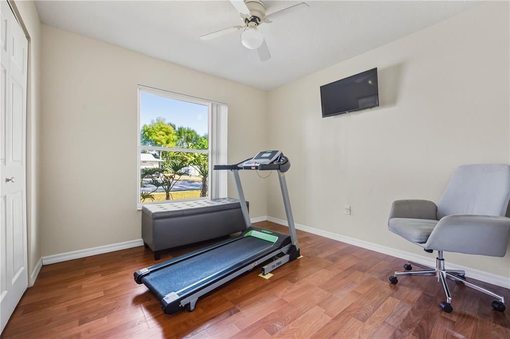 Fitness Equipment, Interior, Wood Texture Flooring