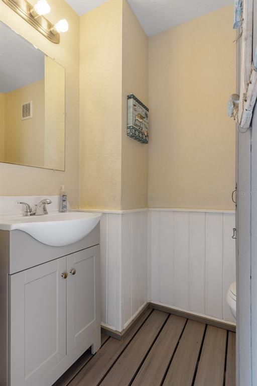 Bathroom, Interior, Wood Texture Flooring
