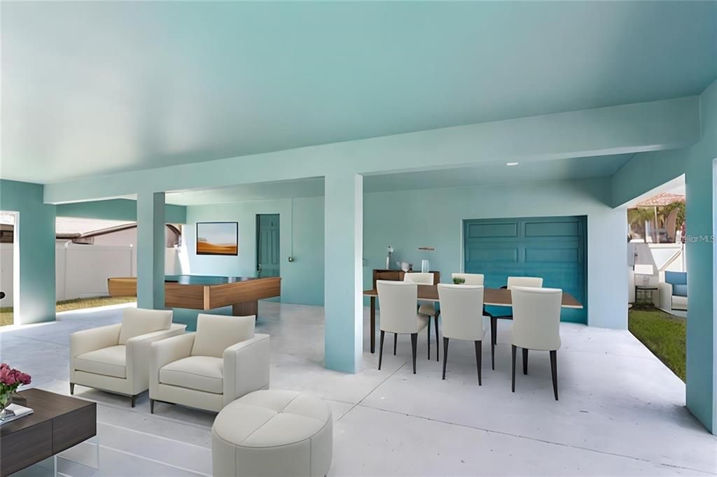 Dining room, Exterior