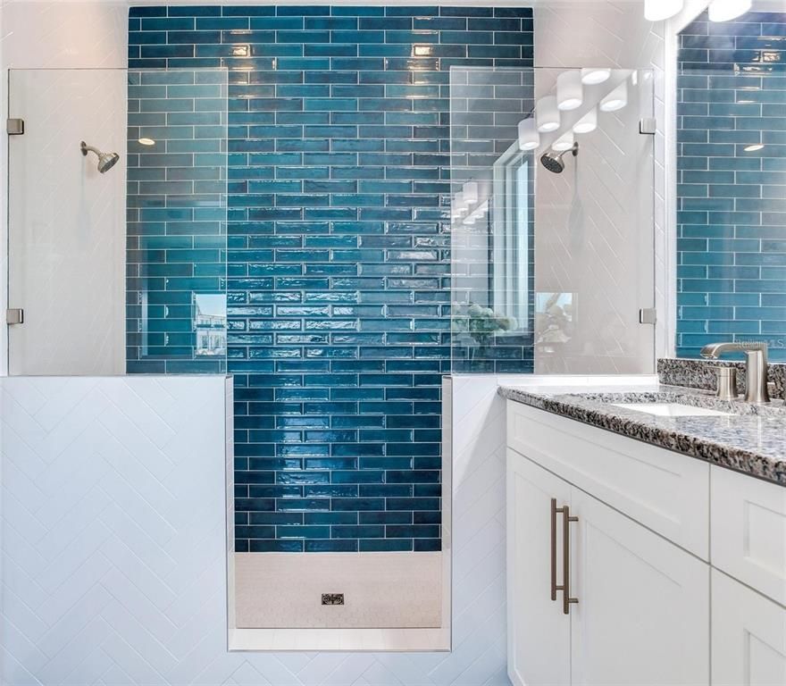 Bathroom, Glass Shower, Interior