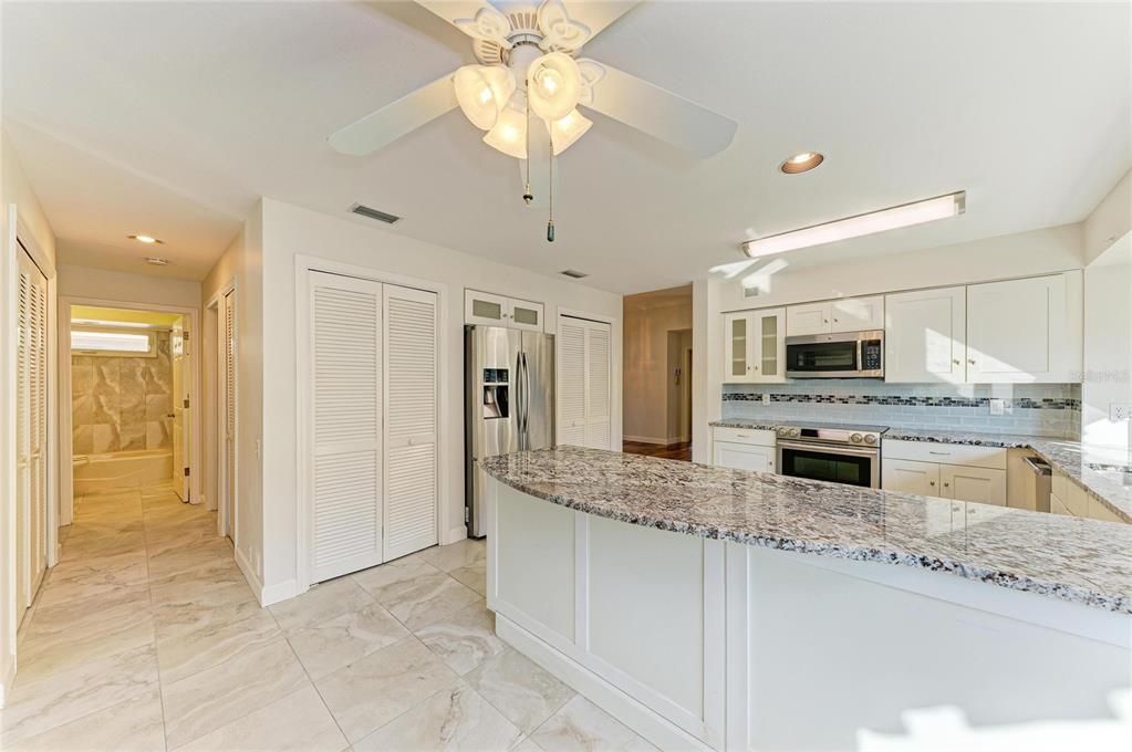 Interior, Kitchen, Recessed Lighting, Stainless Steel Appliances