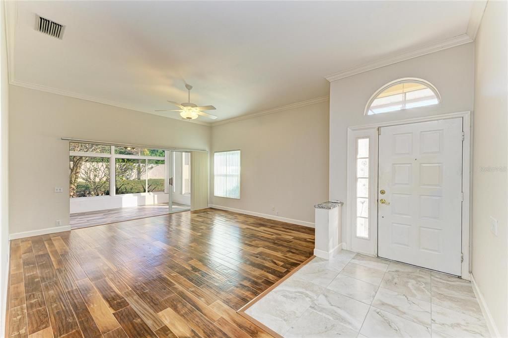 Empty room, Interior, Marble, Wood Texture Flooring