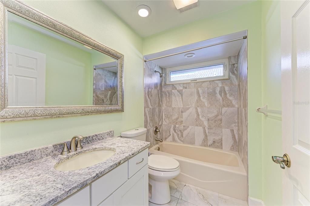Bathroom, Interior, Marble, Recessed Lighting