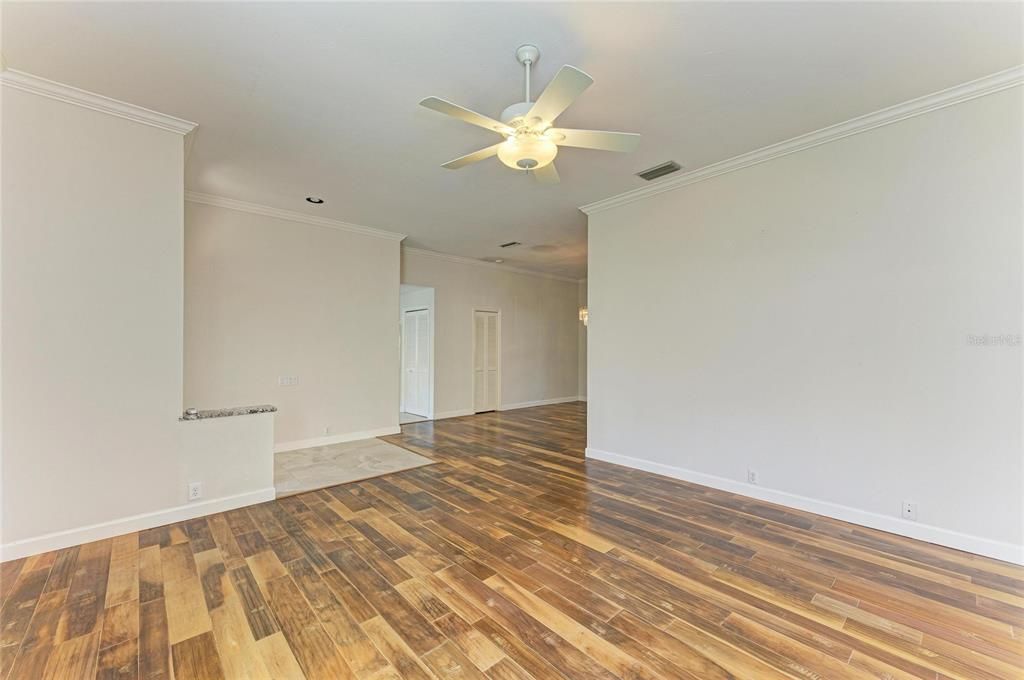 Empty room, Interior, Wood Texture Flooring