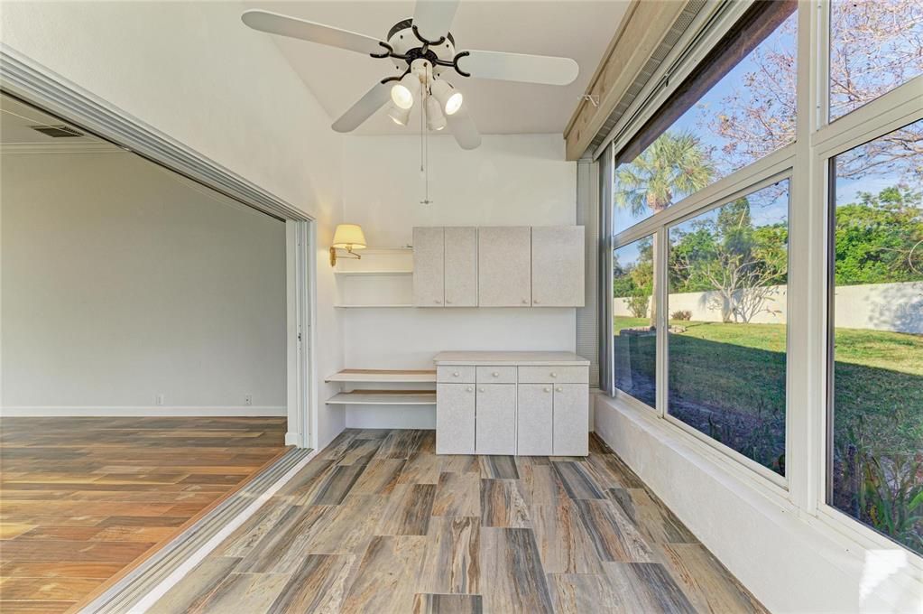 Interior, Sun Room, Wood Texture Flooring