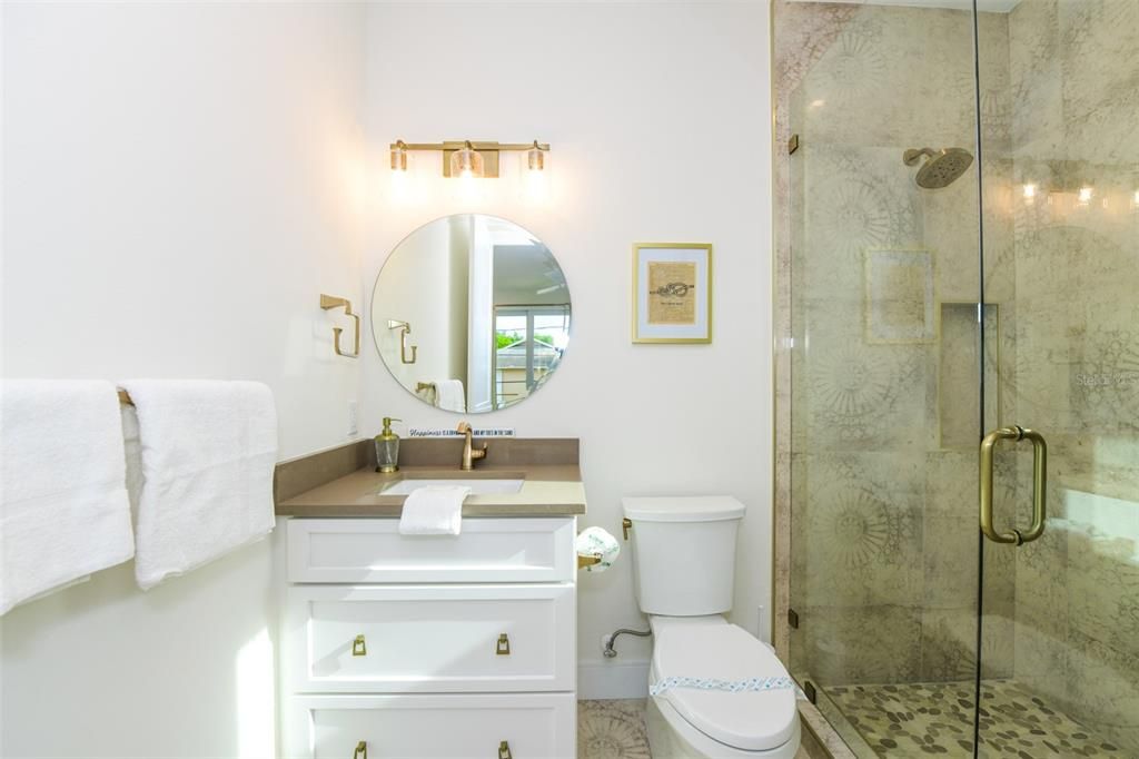 Bathroom, Glass Shower, Interior