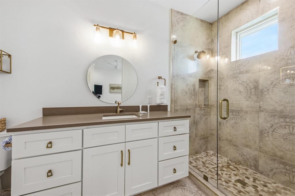 Bathroom, Glass Shower, Interior