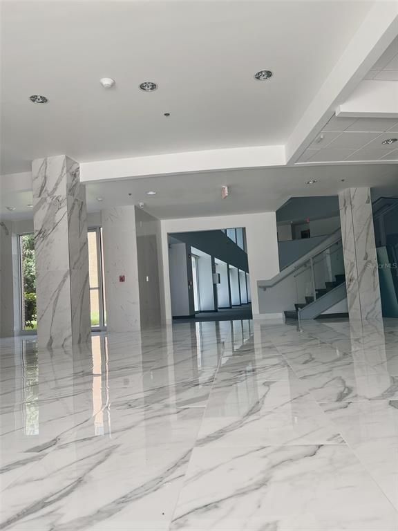 Interior, Marble, Marble Walls, Recessed Lighting