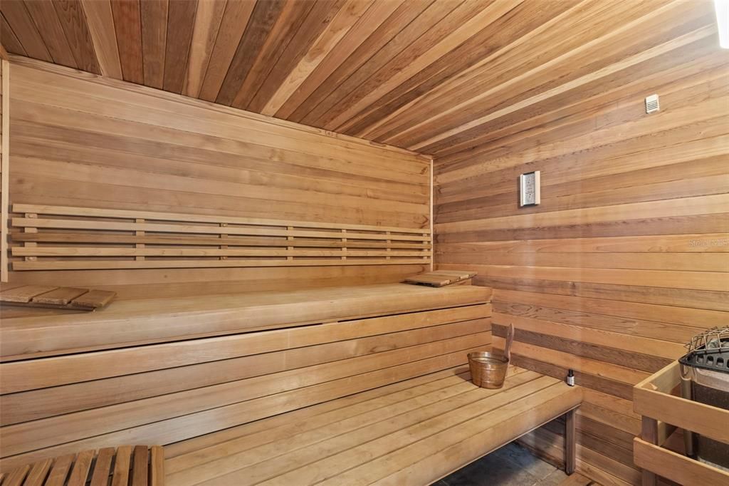 Interior, Sauna Room