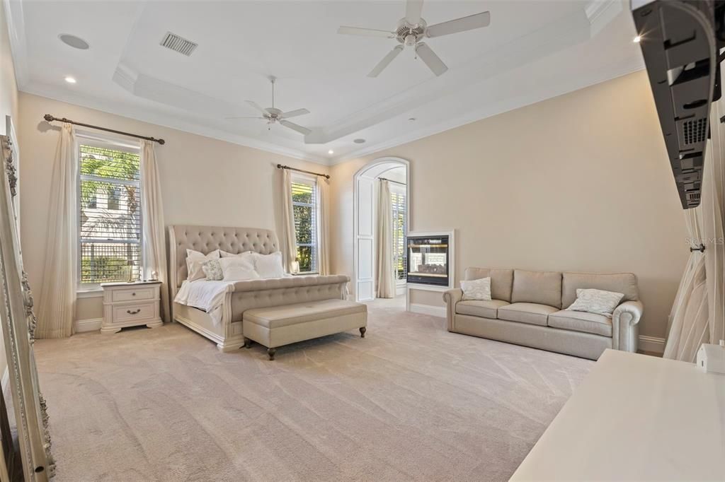 Bedroom, Interior, Recessed Lighting