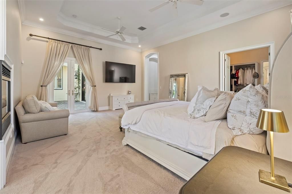 Bedroom, Interior, Recessed Lighting