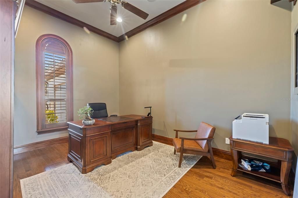 Home Office, Interior, Wood Texture Flooring