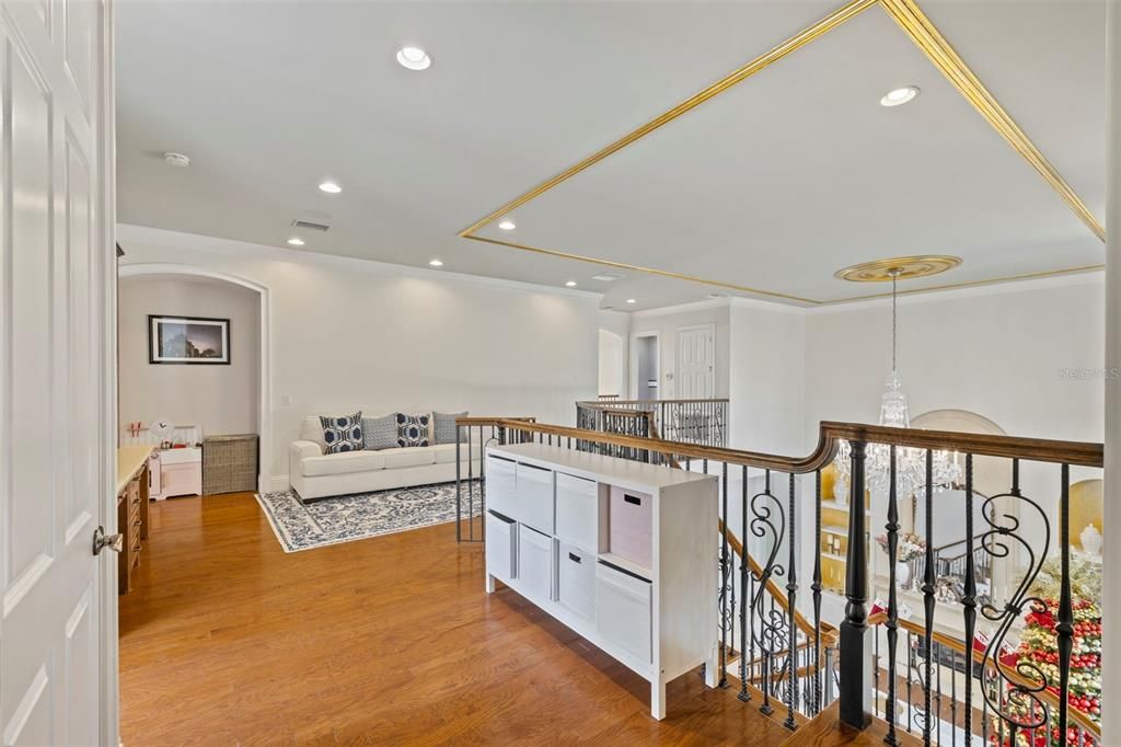 Interior, Kitchen, Living room, Pendant Lights, Recessed Lighting, Wood Texture Flooring