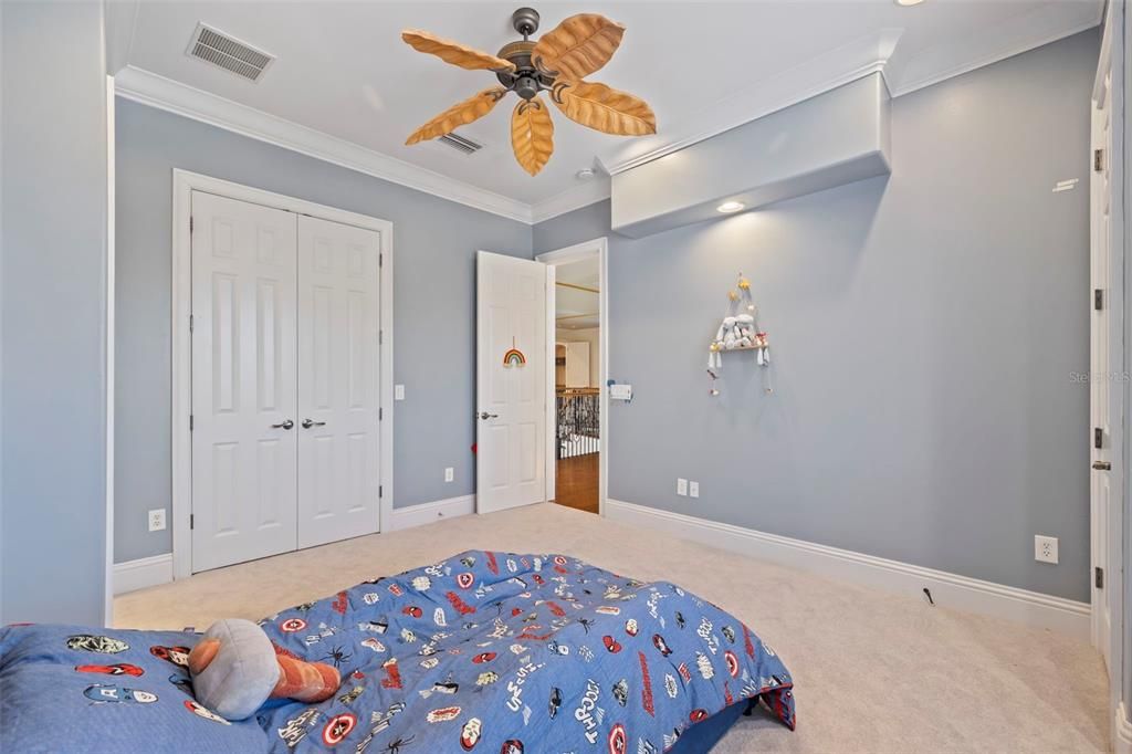 Bedroom, Interior, Recessed Lighting