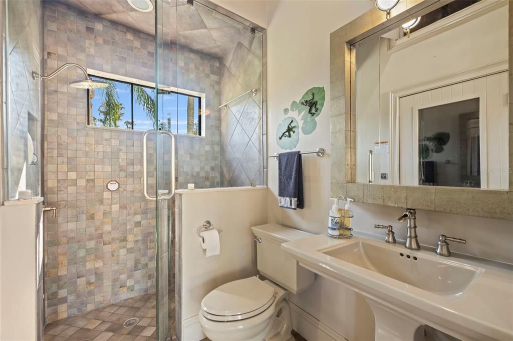 Bathroom, Glass Shower, Interior