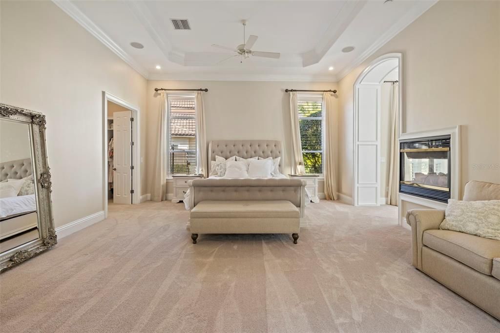 Bedroom, Interior, Recessed Lighting