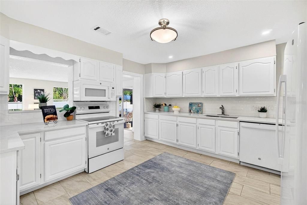 Interior, Kitchen, Recessed Lighting, Stainless Steel Appliances