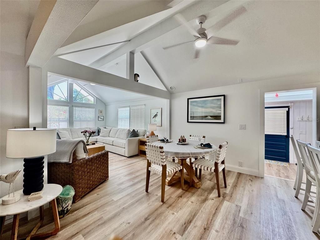 Dining room, Interior, Living room, Wood Texture Flooring
