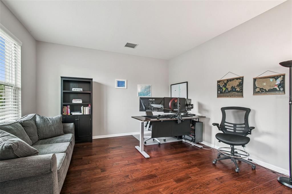 Home Office, Interior, Wood Texture Flooring