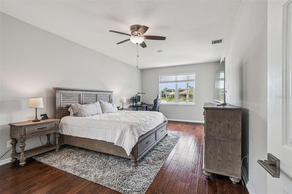 Bedroom, Interior, Wood Texture Flooring
