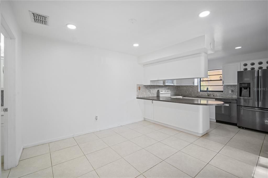 Interior, Kitchen, Recessed Lighting, Stainless Steel Appliances